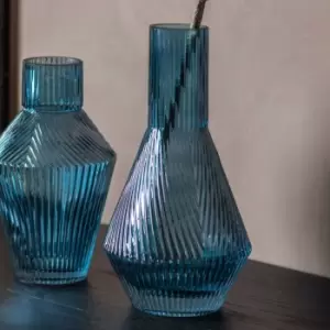 Image of Crossland Grove Cruise Vase Blue Large 130X130X250Mm Blue