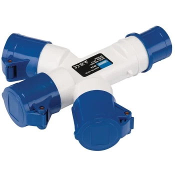 Image of 03720 3-Way Splitter 16A 230V - Draper