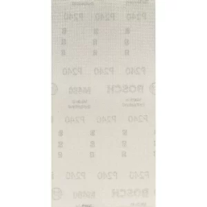 Image of Bosch Expert M480 115mm x 230mm Net Abrasive Sanding Sheets 115mm x 230mm 240g Pack of 10