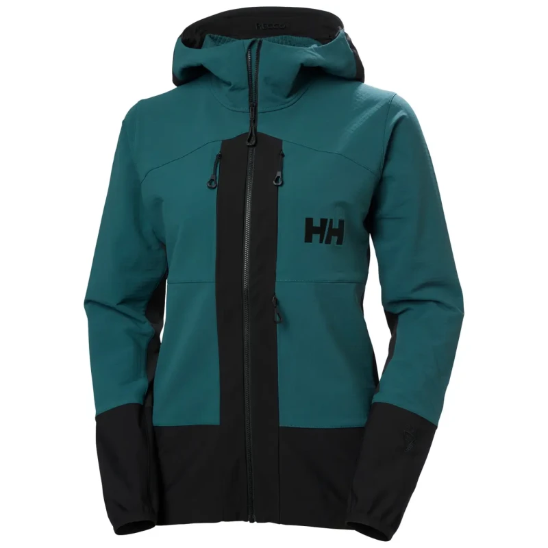 Image of Helly Hansen Womens hooded waterproof jacket Helly Hansen Odin Bc Softshell Vert Female M
