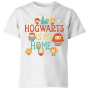 Image of Harry Potter Kids Hogwarts Is My Home Kids T-Shirt - White - 7-8 Years - White