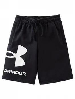 Image of Urban Armor Gear Boys Rival Fleece Logo Shorts - Black, Size S=7-8 Years