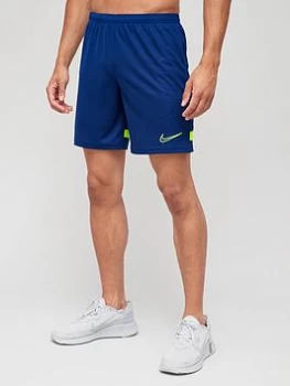 Image of Nike Mens Dri-FIT Academy 21 Short - Blue Size M, Men