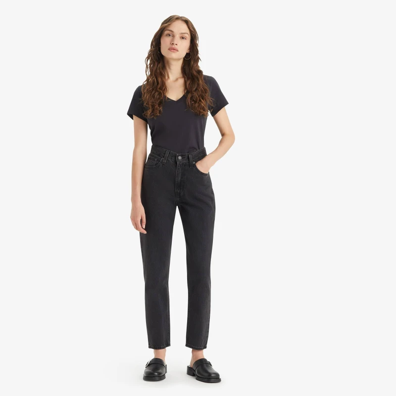 Image of Levis 80s Mom Jeans - Black 29 L30