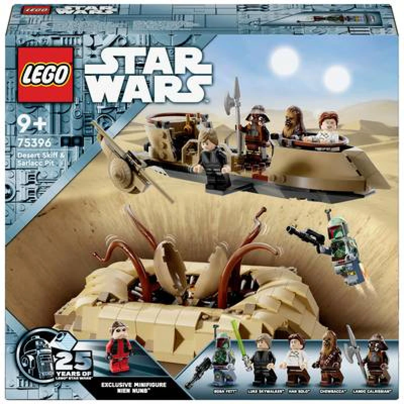 Image of LEGO LEGO Star Wars Desert Skiff & Sarlacc Pit Building Toy 75396