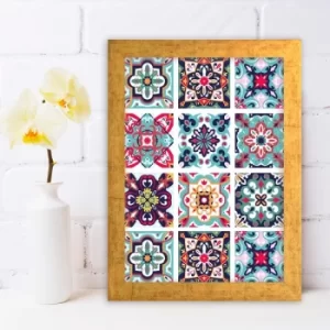 Image of AC487627339 Multicolor Decorative Framed MDF Painting