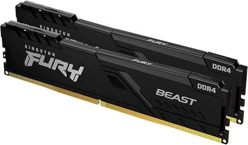 Image of Kingston FURY Kingston FURY Beast 32GB (2 x 16GB) 3200MHz DDR4 RAM - Black KF432C16BB1K2/32