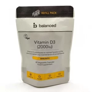 Image of Balanced Vitamin D3 60 Caps