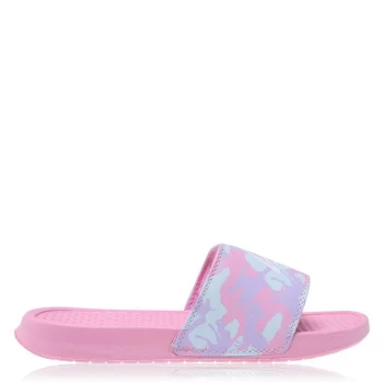Image of Hype Tie Dye Womens Pool Sliders - Pink