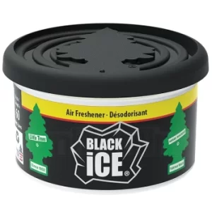 Image of Little Trees Black Ice Fiber Can Air Freshener (Case of 4)