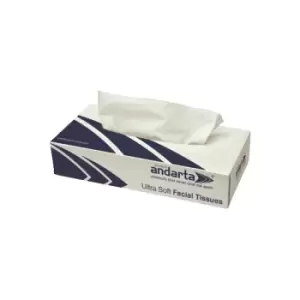 Image of Andarta 07-006 Luxury Facial Tissue 100 Sheets - Pack of 36