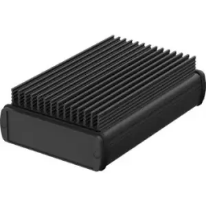 Image of Bopla ABPH 1000-0150 K ALUBOS_SET 84510150.HMT1 Treaded casing 150 x 106 x 50 Aluminium Black (RAL 9005)