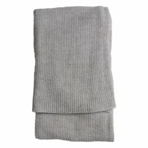 Image of Crossland Grove Moss Stitch Melange Throw Natural 1300x1700mm