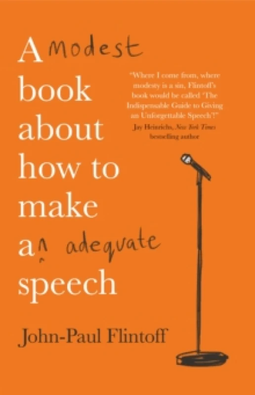 Image of A Modest Book About How to Make an Adequate Speech Paperback / softback