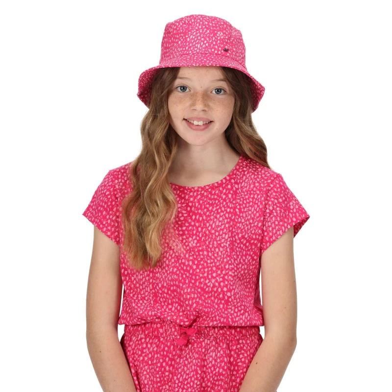 Image of Regatta Crow Hat Jn - Pink Pink Child