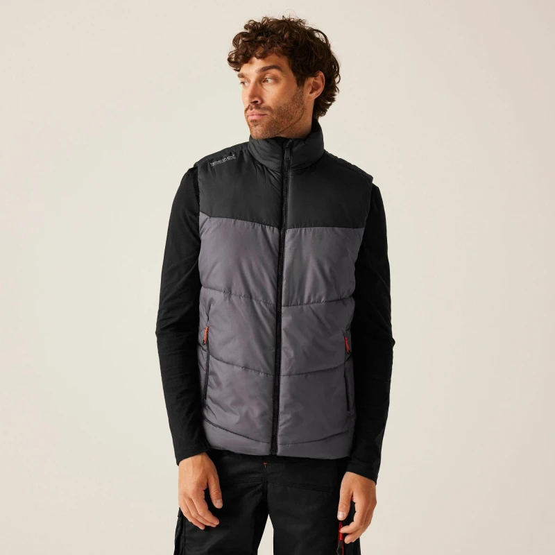 Image of Regatta Tactical Regime Bodywarmer - Grey Grey L