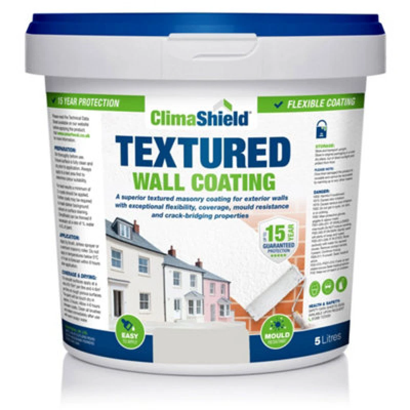Image of Smartseal Wall Coating Textured (Wessex Stone), Waterproof 15 Years, Brickwork, Stone, Concrete And Render, Breathable, 10Kg