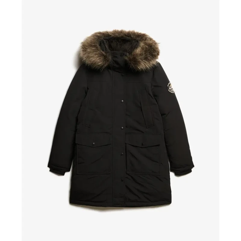 Image of Everest Parka with Faux Fur Hood