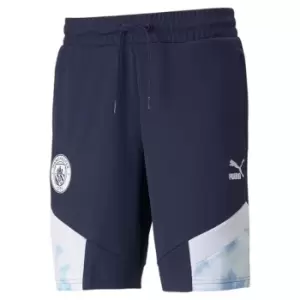 Image of Puma MCFC Icon Shorts Adults - Blue