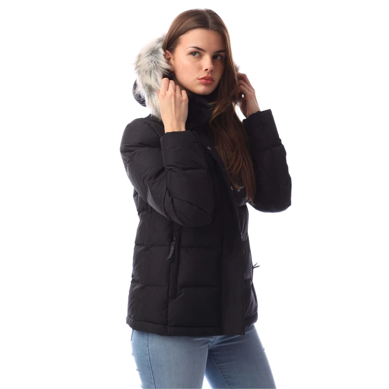 Image of Trespass Composed DLX Down Jacket Black female 8