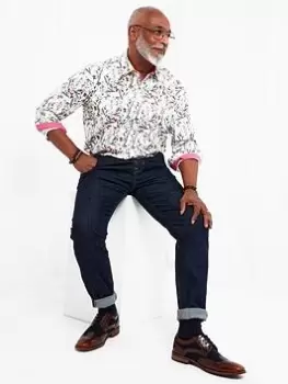 Image of Joe Browns Summer Days Shirt - White, Size L, Men