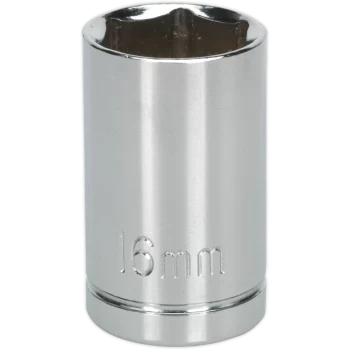 Image of Siegen 1/2" Drive Hexagon WallDrive Socket Metric 1/2" 16mm