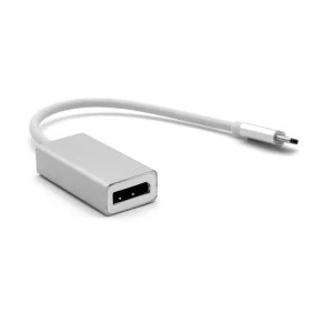Image of Dynamode USB-C Type-C To Displayport 4K Adapter - Grey/White