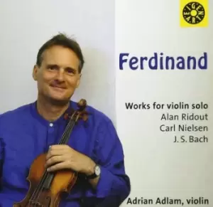 Image of Ferdinand Works for Violin Solo by Alan Ridout CD Album