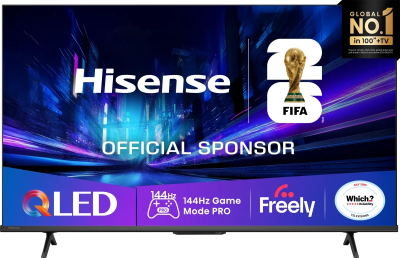 Image of Hisense E78QTUK PRO 43" Smart 4K Ultra HD QLED TV 43E78QTUK PRO Black