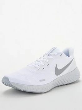 Image of Nike Revolution 5 - White/Grey, Size 10, Men