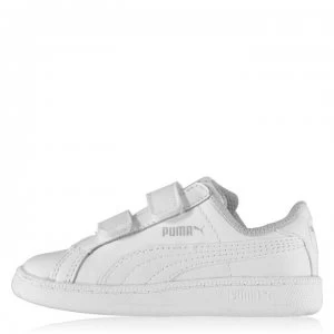 Image of Puma Smash Suede Fun Court Trainers Infant Boys - White