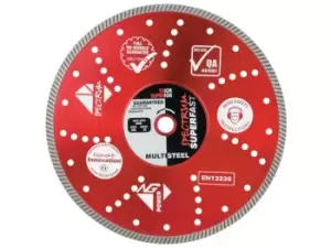Image of OX Tools TX10R-105/16 OX Spectrum Pro Turbo Diamond Blade - Multi-Steel 105 x 16mm