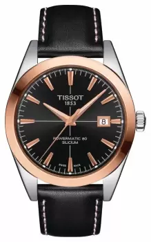 Image of Tissot T9274074605100 Gentleman Powermatic 80 Silicium Solid Watch