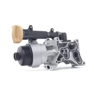 Image of RIDEX Oil Cooler OPEL,FORD,FIAT 469O0098 1539132,1539133,1549997 Oil Cooler, engine oil 1619837,1619838,1619839,1651085E00,1651085E01,1651085E10