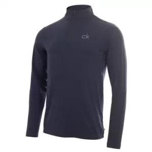 Image of Calvin Klein NEWPORT HALF ZIP - Navy Marl - S
