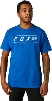 Image of FOX Pinnacle Premium T-Shirt, blue, Size S, blue, Size S