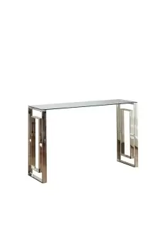 Image of Milano Silver Plated Console Table