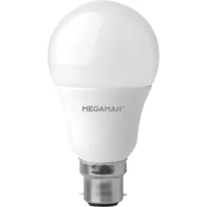 Image of Megaman 9.5W Opal Classic LED BC B22 GLS Cool White - 143370