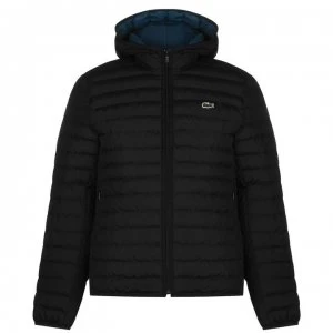 Image of Lacoste Micro Bubble Jacket - Black JE5