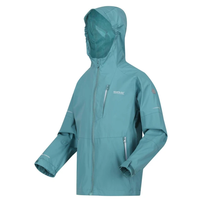 Image of Regatta Calderdale II Waterproof Jacket - Blue Blue 9 - 10 Years