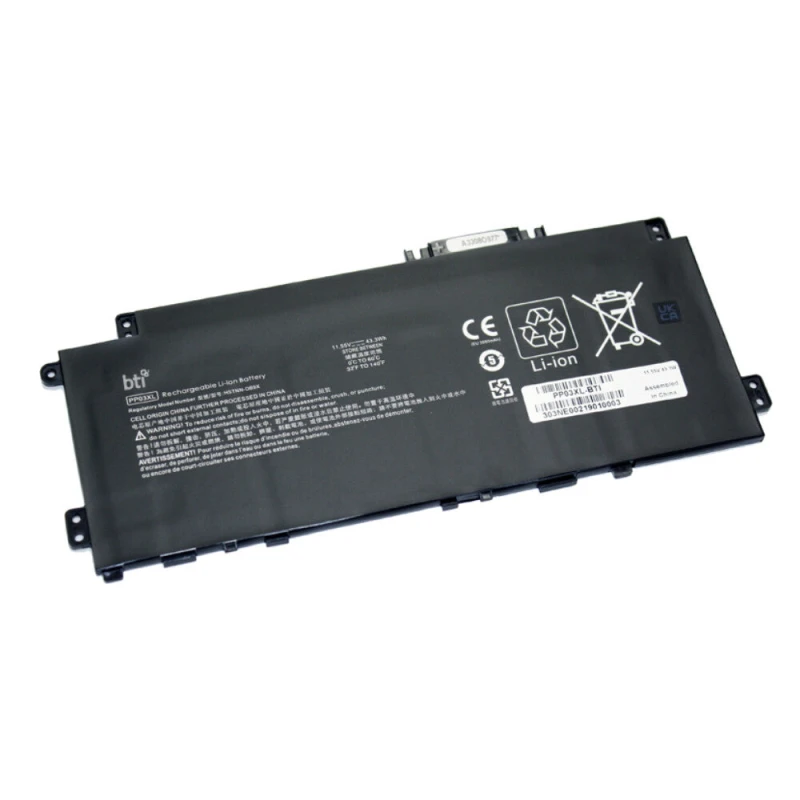 Image of BTI HSTNN-LB8S compatible 43.3Wh 3-cell battery for HP PAVILION X360 1