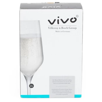 Image of Villeroy and Boch VIVO by Villeroy and Boch 2 Pack of Champagne Glasses - Glass