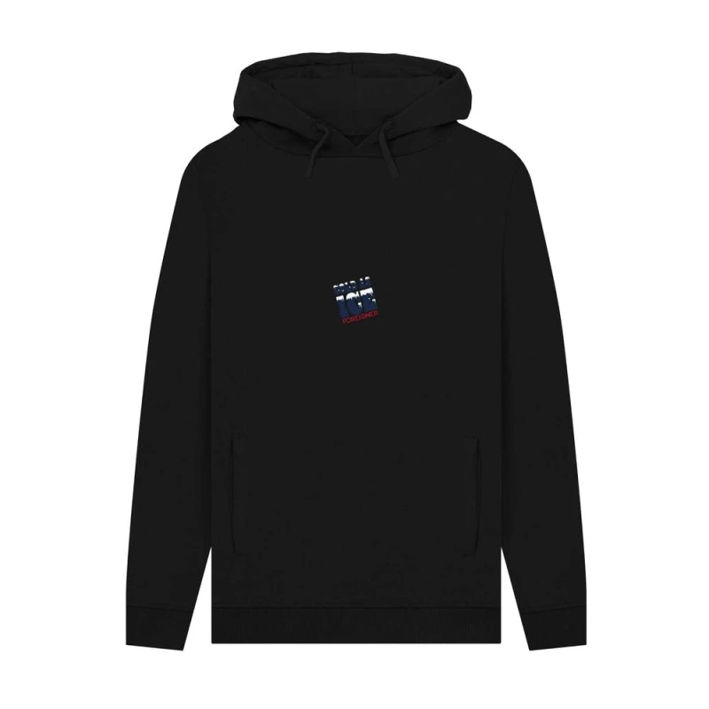 Image of Foreigner Mens Cold As Ice Hoodie in Black Size: Small Black Male S