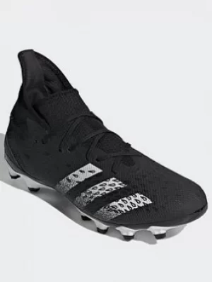 Image of adidas Predator Freak.3 Multi-ground Boots, Black/White/Black, Size 9, Men