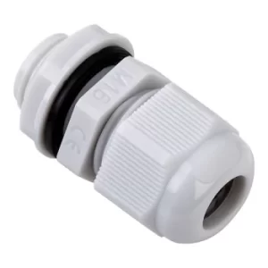 Image of HellermannTyton NGM16-GRY M16 Cable Gland 5-10mm Grey (Pack 10)