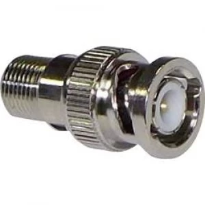 Image of BNC adapter BNC plug F socketConrad Components1 pcs