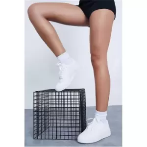 Image of I Saw It First Basic Flatform Sole Trainer - White