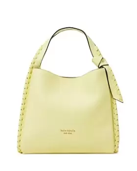 Image of kate spade new york Knott Whipstitched Pebbled Leather Medium Tote