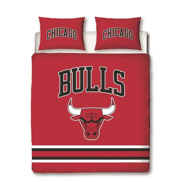 Image of NBA NBA Chicago Bulls Double Duvet Duvet Cover Sets Double Red 39947808030