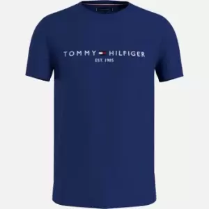 Image of Tommy Hilfiger Logo Slim Fit Cotton T-Shirt - M